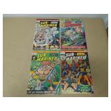 LOT OF 4 BRONZE AGE SUB-MARINER MARVEL COMIC BOOKS