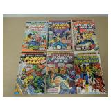 LOT OF 6 POWER MAN BRONZE AGE MARVEL COMIC BOOKS