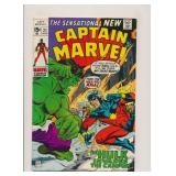 CAPTAIN MARVEL #21 KEY SILVER AGE COMIC BOOK