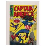 CAPTAIN AMERICA #105 SILVER AGE MARVEL COMIC BOOK