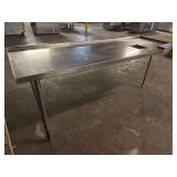 87' Stainless Steel Work Table