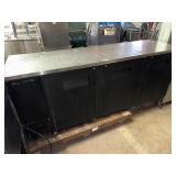 True TBB-4 90' Back Bar Refrigerator