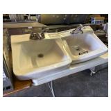 2 Porcelain Hand Sinks