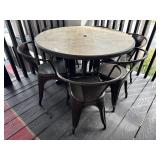 48ï¿½ Outdoor Dining Table w/ 6 Chairs