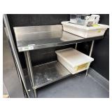 48ï¿½ All Stainless Steel Work Table
