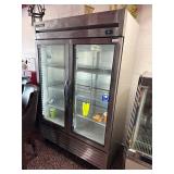 Like New! True T-49G 2 Glass Door Refrigerator