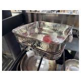 New! 2x 10ï¿½ Metal Serving Trays