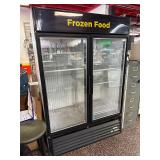 Like New! True GDM-49F-LD 2 Glass Door Freezer