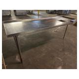 87' Stainless Steel Work Table