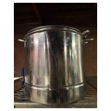 2x Assorted Stainless Steel Pots