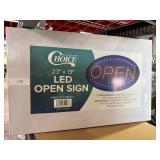 New! 23' LED Open Sign