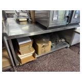 72' x 54' Stainless Steel Work Table