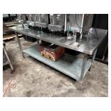 6ï¿½ Stainless Steel Work Table