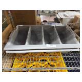 New! 2x Silverware Tubs