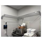2x 48ï¿½ Wire Wall Shelves