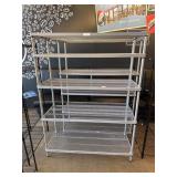 47ï¿½ Metal Mesh Storage Rack