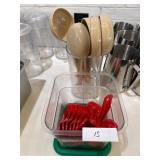 Measuring Cups, 4qt Ingredient Bin & Water Pitcher