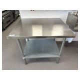 36' Stainless Steel Work Table