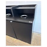 25' Wooden Trash Can