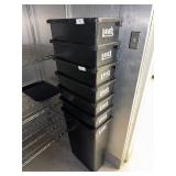 2x Slim Jim Trash Cans