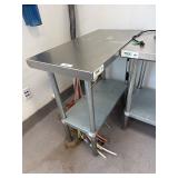Regency 18' Stainless Steel Work Table