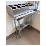15' Stainless Steel Work Table
