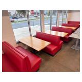 4x 60' Dining Tables w/ Booth Seats