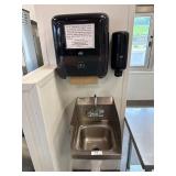Regency 12' Hand Sink w/ Towel & Soap Dispenser