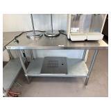 48' Stainless Steel Work Table