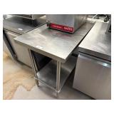 24' All Stainless Steel Work Table