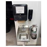12' Hand Sink w/ Towel & Soap Dispensers