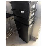 3x Slim Jim Trash Cans