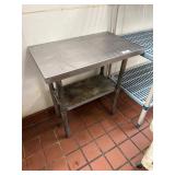 18ï¿½ Stainless Steel Work Table