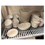 Assorted White Bowls & Plates
