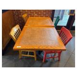 36' Dining Table (Tile Top) w/ 2 Dining Chairs