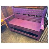 48' Wooden Bench Seat