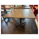 2x 36' Metal Outdoor Dining Tables