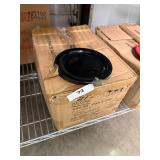 New! Case of 6' Black Side Plates