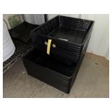 Black Plastic Baskets