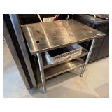 36' All Stainless Steel Work Table
