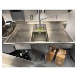 John Boos 55' Sink w/ Spray Faucet