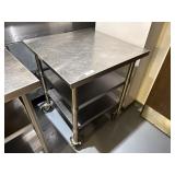 John Boos 30' Stainless Steel Work Table