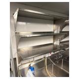 3 42' John Boos Stainless Steel Wall Shelves
