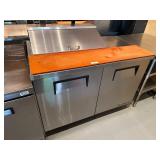 True TSSU - 48 48' Refrigerated Prep Table