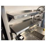 2 36' Stainless Steel Wall Shelves