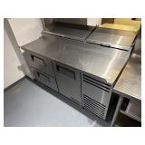 True TPP-AT -60D-2- HC 60' Refrigerated Prep Table