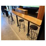 15' Solid Wood Bar