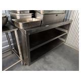 60' Stainless Steel Work Table