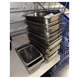 Assorted Insert Pans & Butter Roller