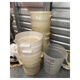 Assorted Ingredient Bins